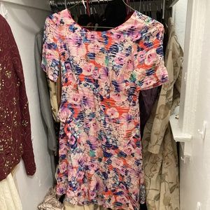 Nanette Lepore pink mini dress